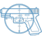 pistol and target icon